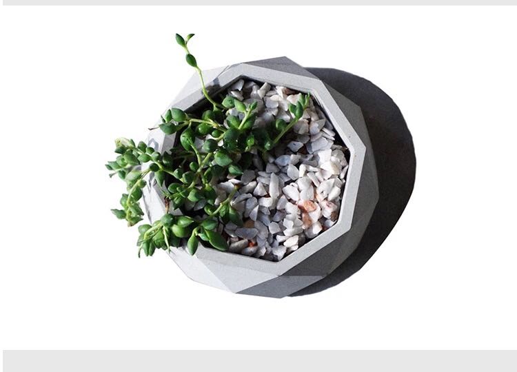 Cement flowerpots that can be used as ashtrays!，