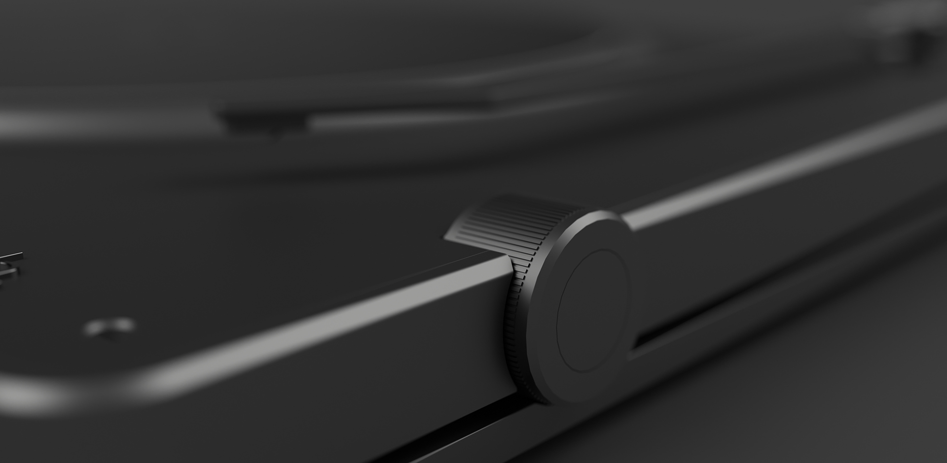 Minimalism，style，black，Button，knob，details，music，turntable，