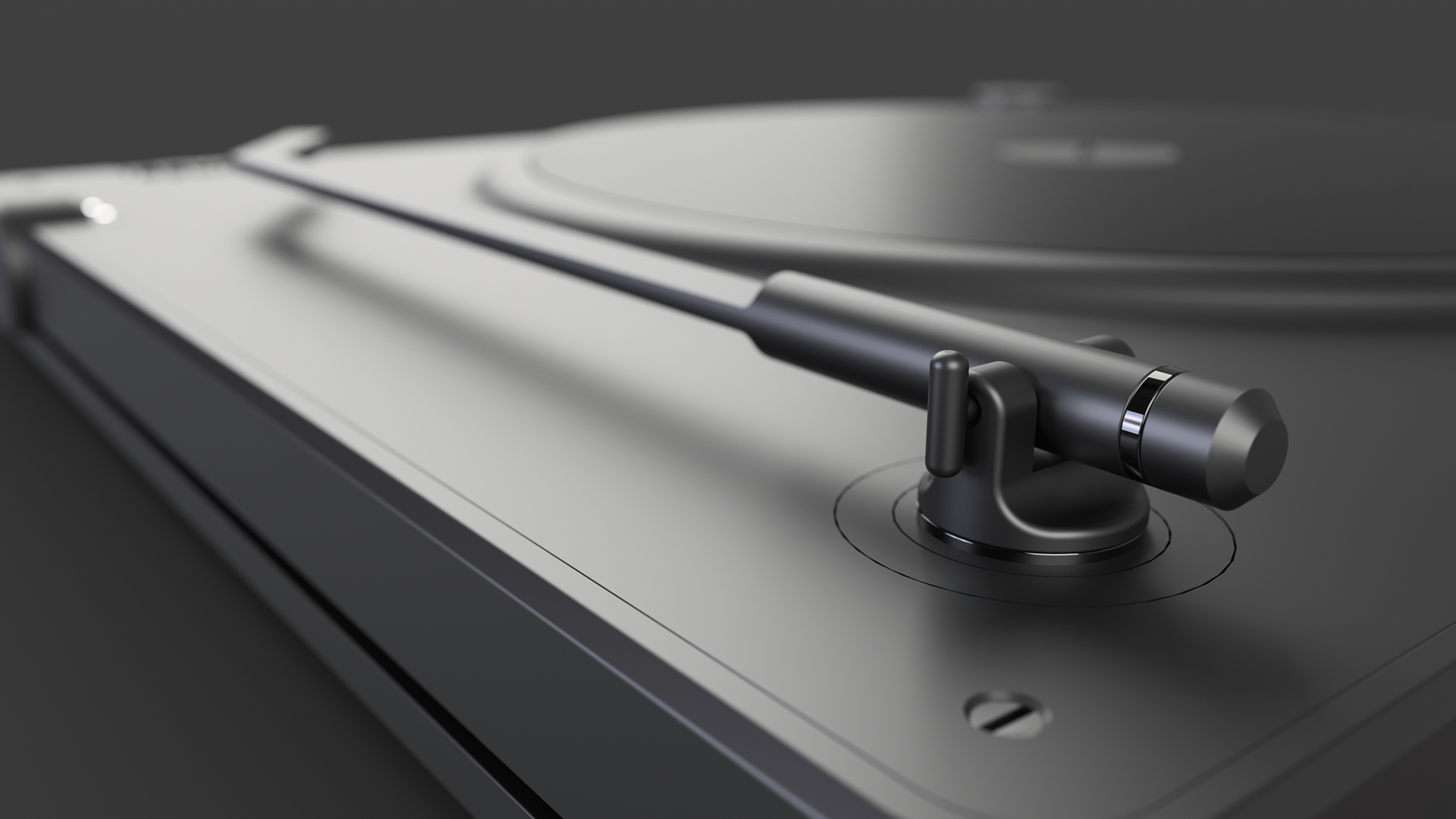 Minimalism，style，black，Button，knob，details，music，turntable，