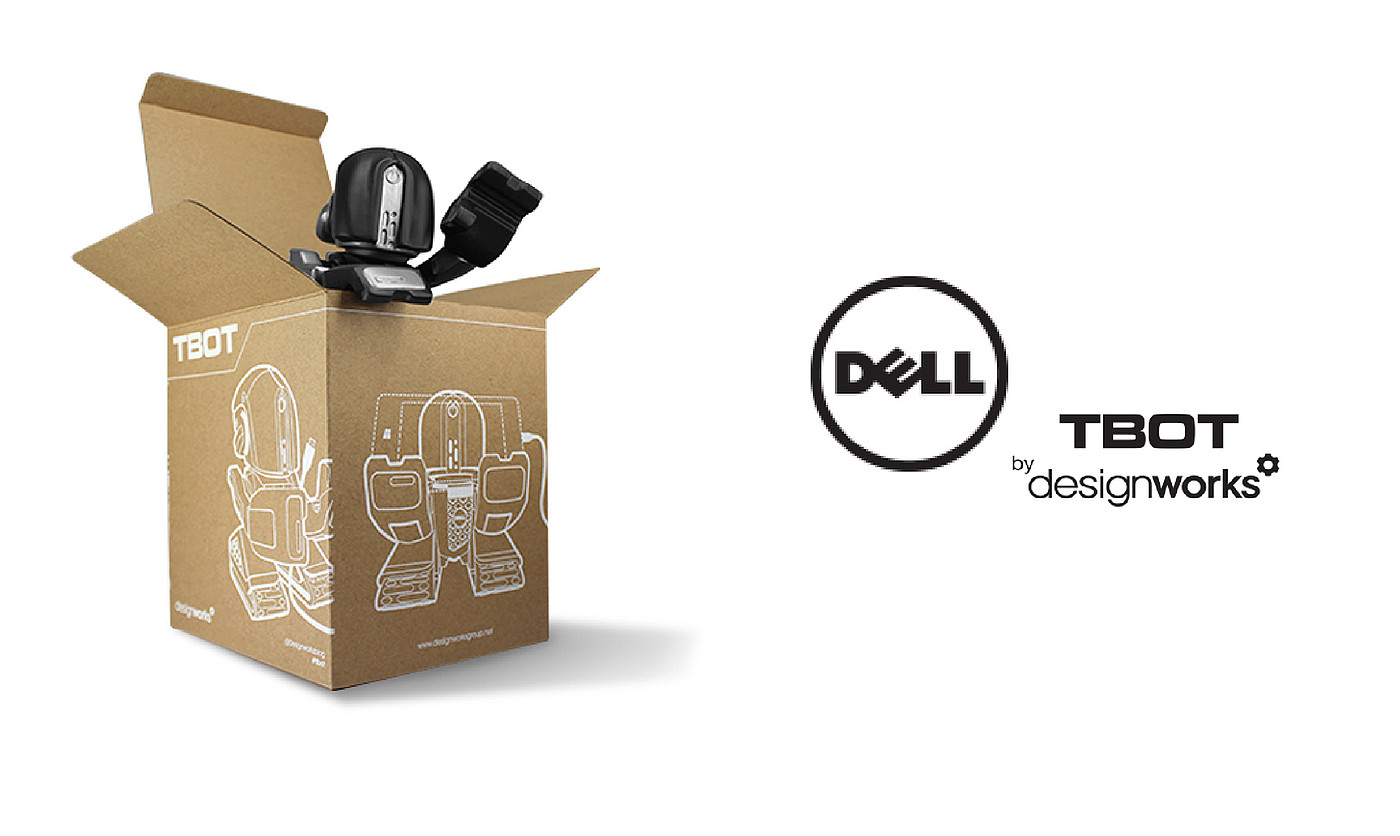 Dell Vinyl Toy，戴尔，桌面玩具，机器人，促销赠品，桌面伙伴，桌面收纳，草稿，