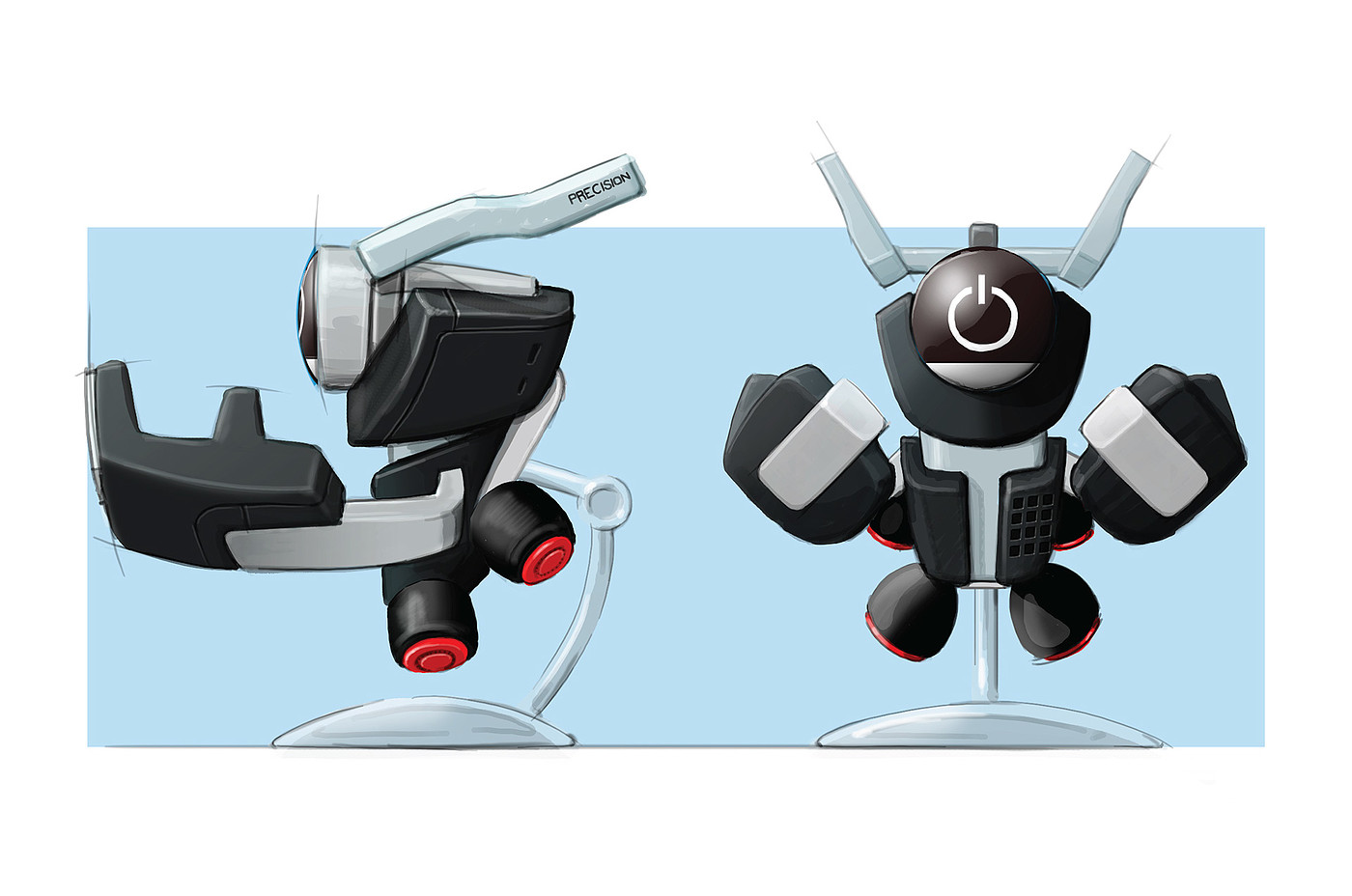 Dell Vinyl Toy，Dale，Tabletop toys，robot，Promotional gifts，Desktop partner，Desktop storage，draft，