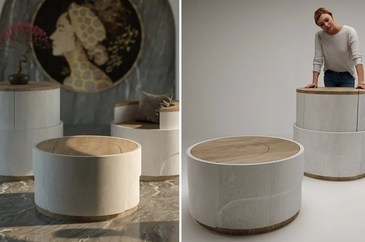 IKEA，furniture，tea table，multi-function，Side table，