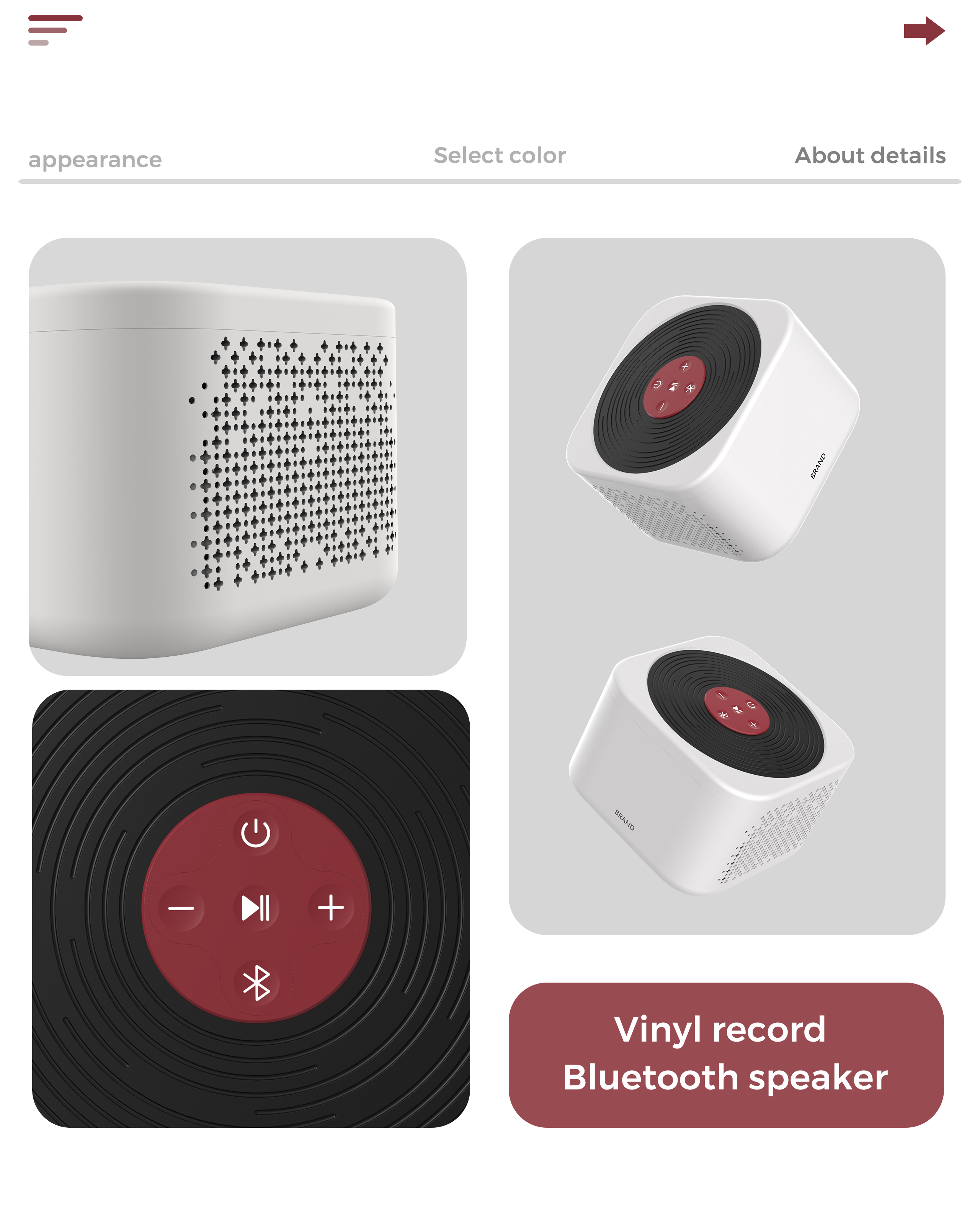 loudspeaker box，Ins wind，Simplicity，Retro，