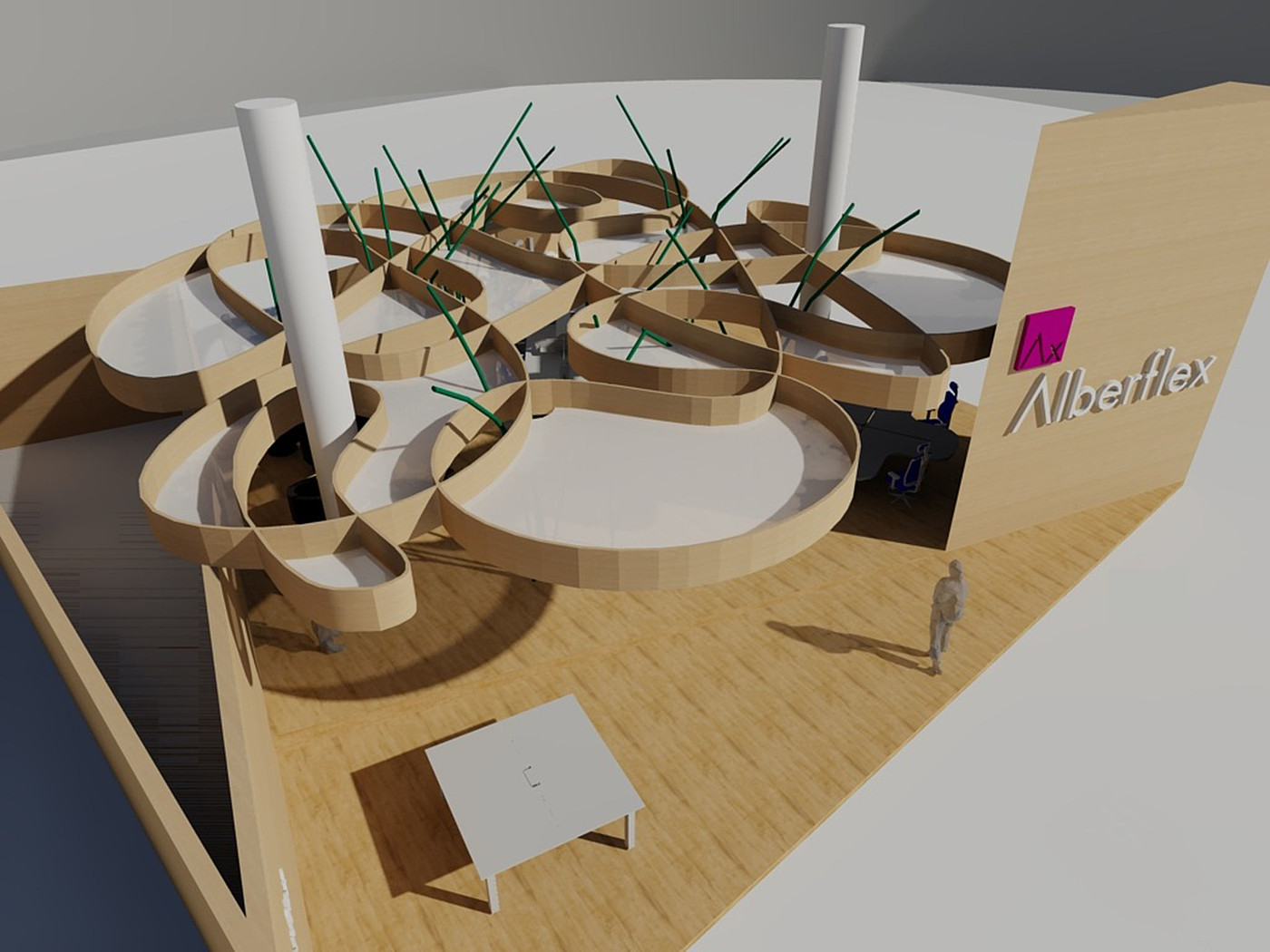 furniture，Booth design，product design，2016if Award，
