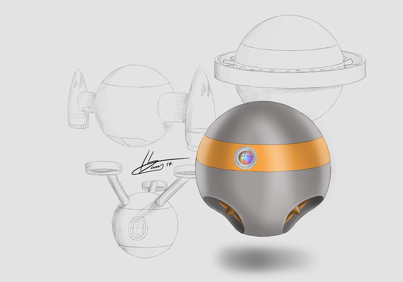 Mark Davies，conceptual design，draft，pretty，Hand drawn，