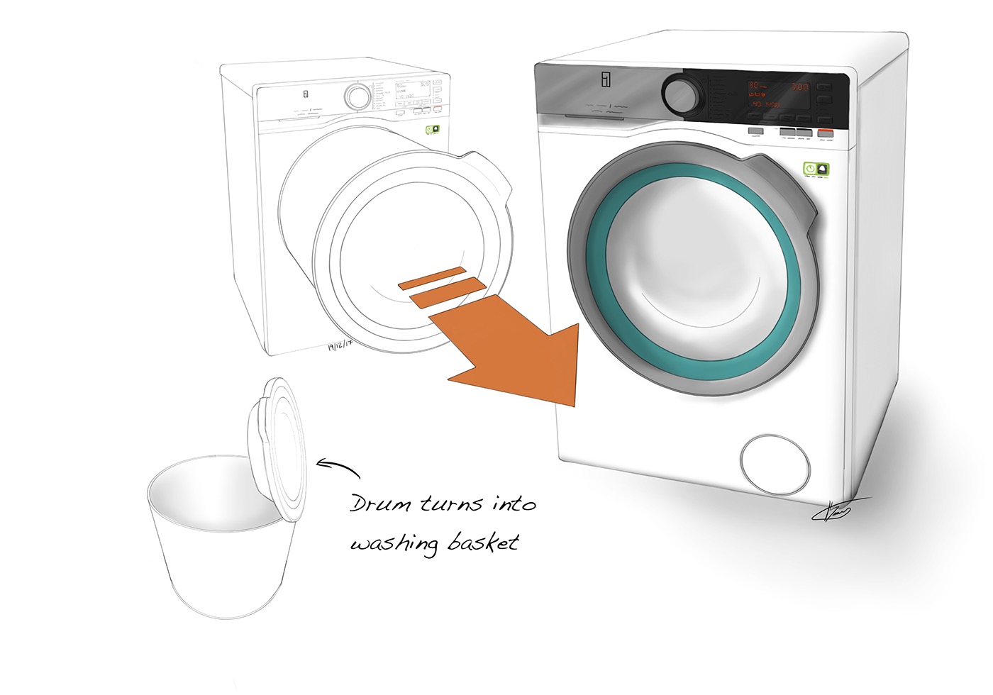 Mark Davies，conceptual design，draft，pretty，Hand drawn，