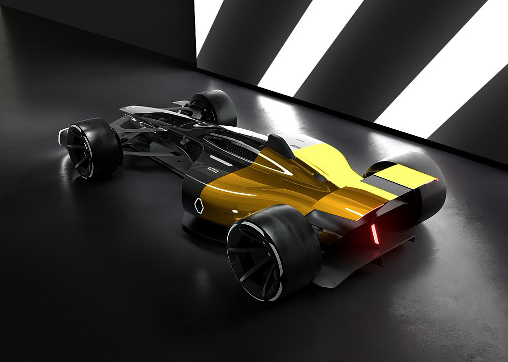 racing，Hand drawn，conceptual design，Renault，