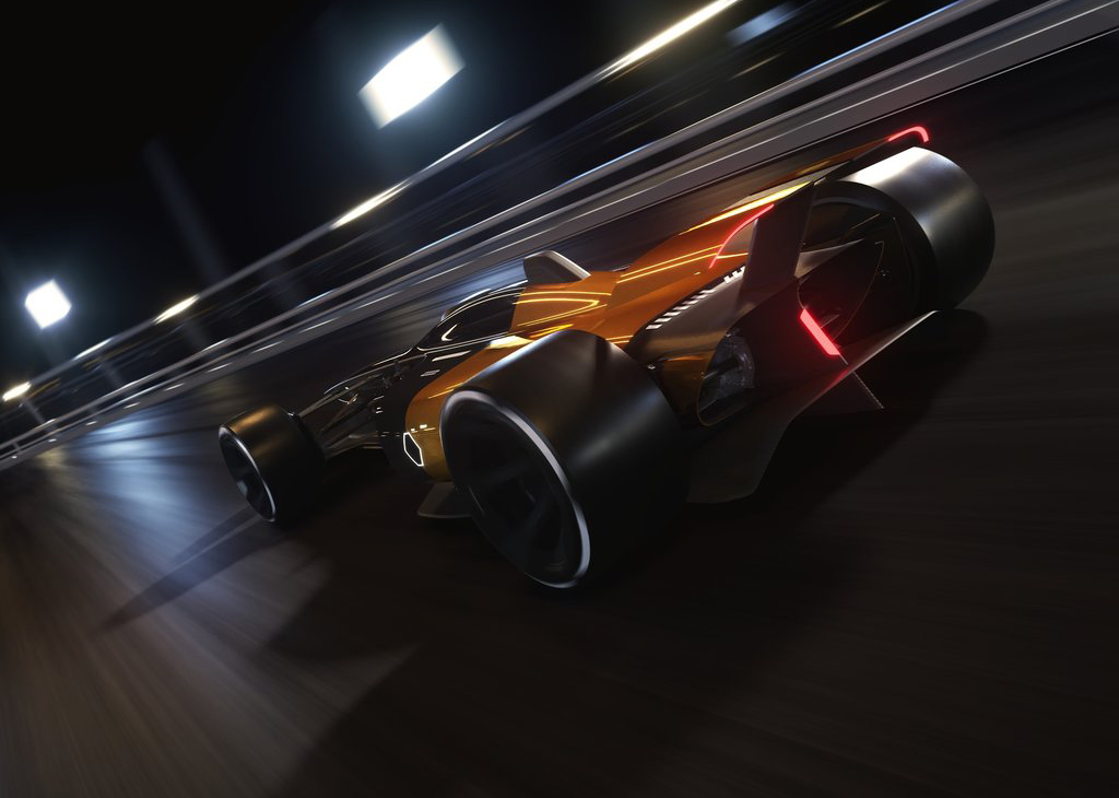 racing，Hand drawn，conceptual design，Renault，