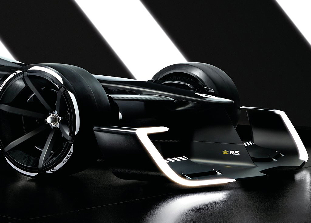 racing，Hand drawn，conceptual design，Renault，