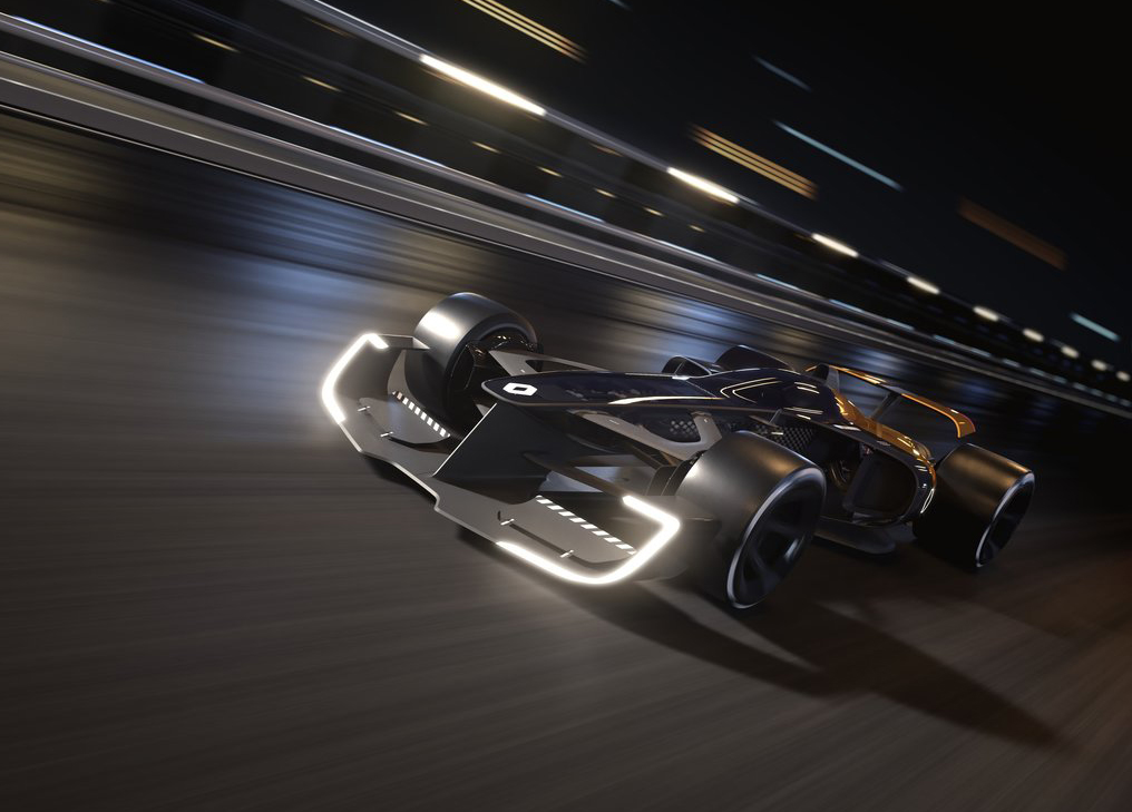 racing，Hand drawn，conceptual design，Renault，