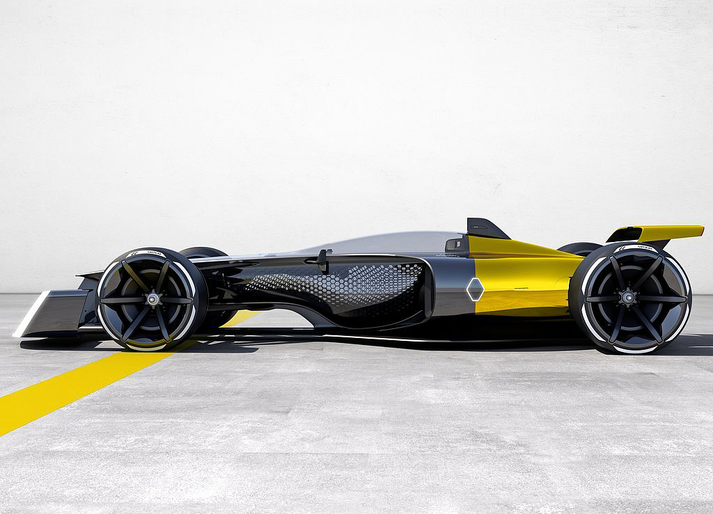 racing，Hand drawn，conceptual design，Renault，