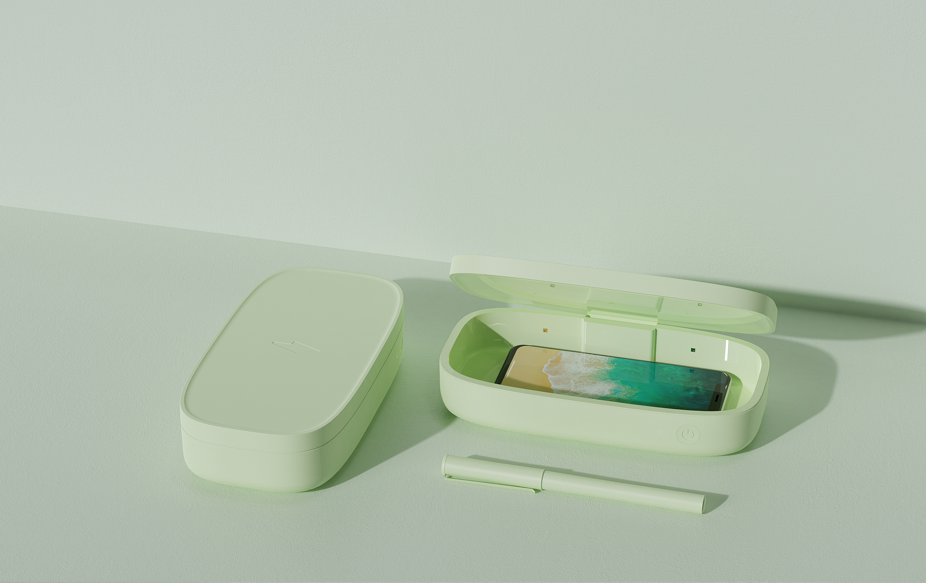 UV disinfection，multi-function，Wireless charging，Portable，