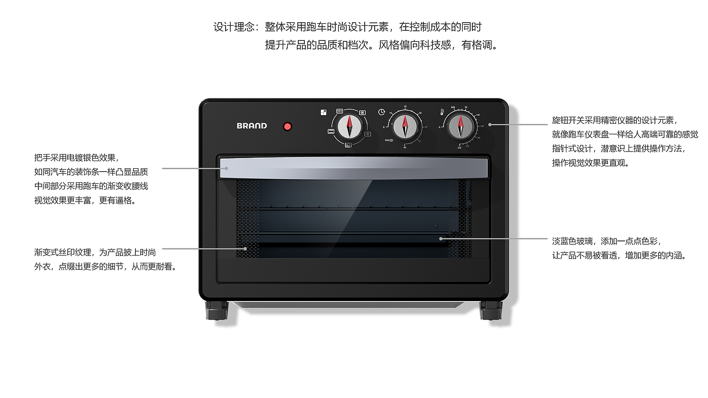 Air oven, black, dark green，