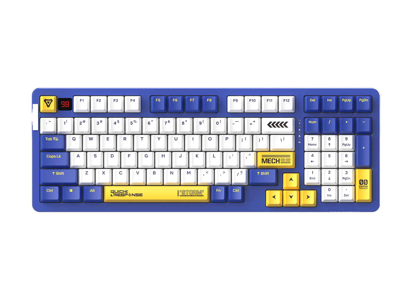 Daryou，Mechanical keyboard，Mecha，A98，ride the wind and waves，，desktop，
