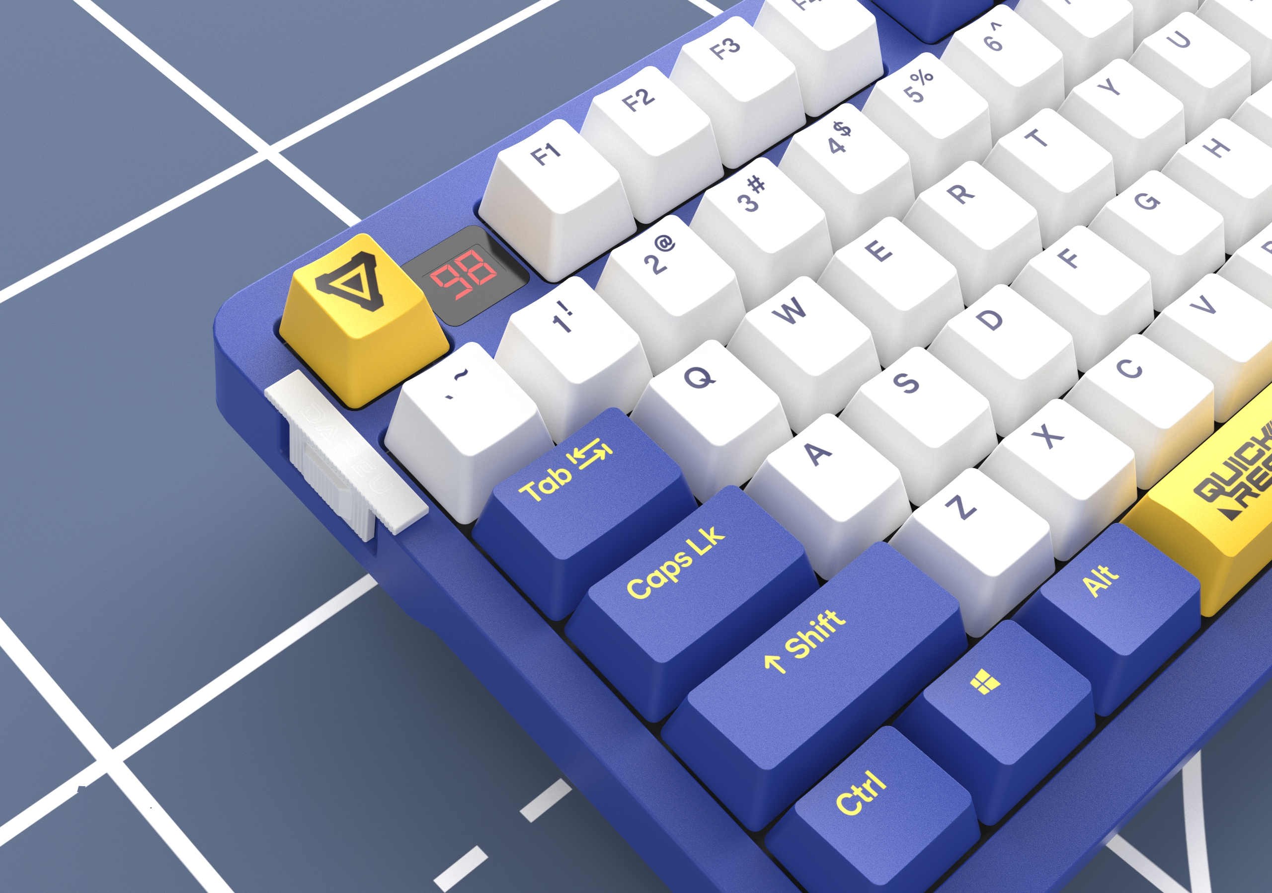 Daryou，Mechanical keyboard，Mecha，A98，ride the wind and waves，，desktop，