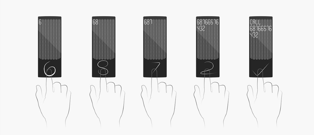 Concept mobile phone，Touch screen，Handwritten，mobile phone，Digital，midfielder，