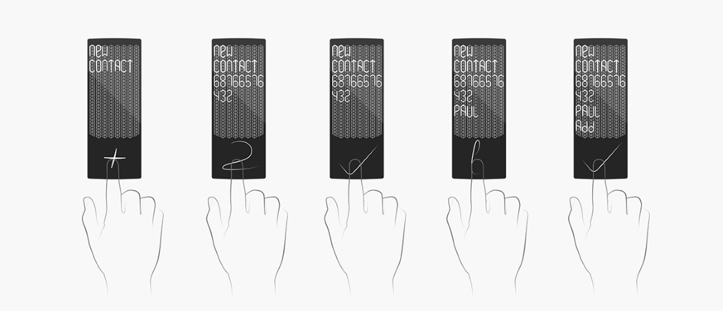 Concept mobile phone，Touch screen，Handwritten，mobile phone，Digital，midfielder，