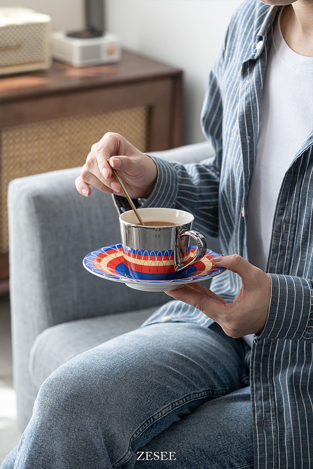 Zhe Xuan，to work in an office，coffee cup，glass，Personal cup，teacup，