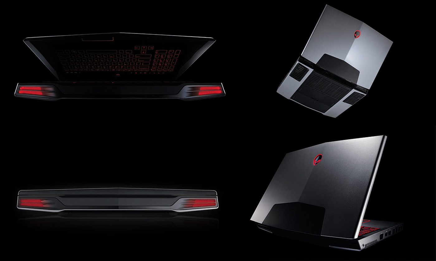 black，alien，notebook，computer，