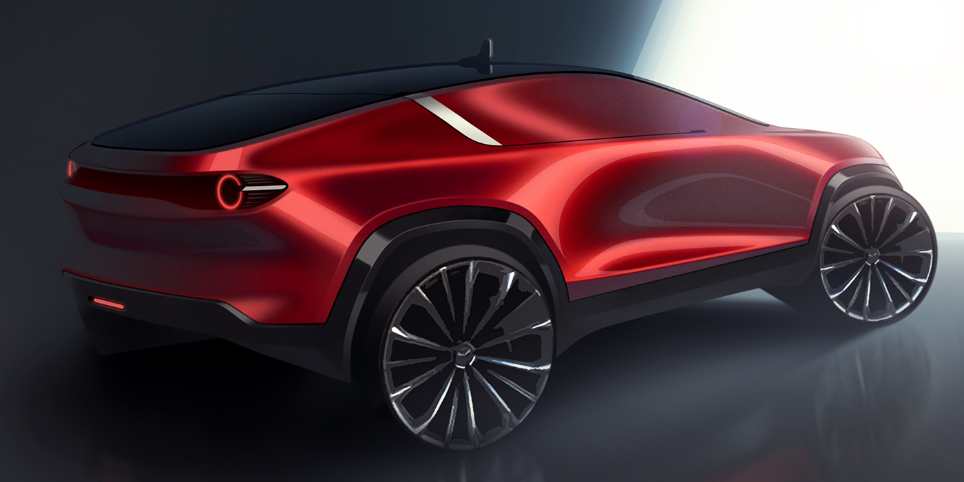 draft，Philipp Fromme，automobile，Concept map，Hand drawn，Ubee ，