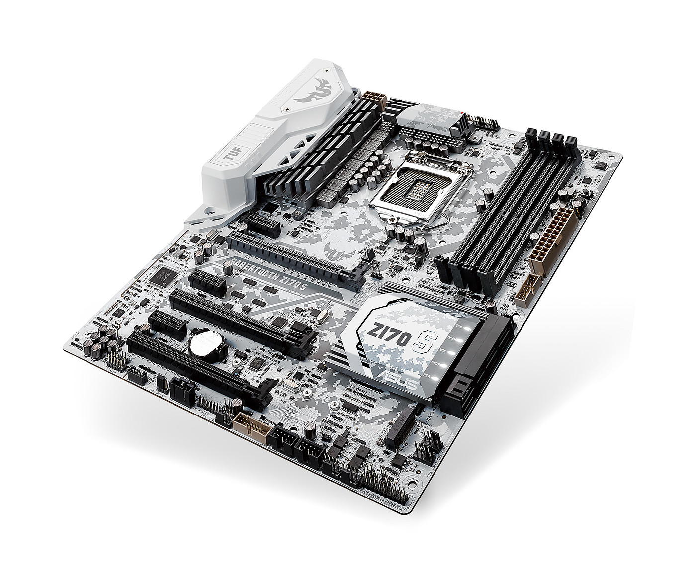 ASUS，Computer motherboard，3C digital products，black，white，snowflake，