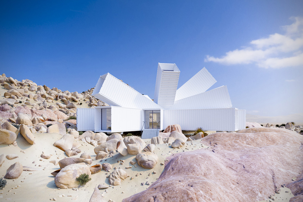 Whitaker Studio，Malcolm McLean，Joshua Tree House，shipping container ，