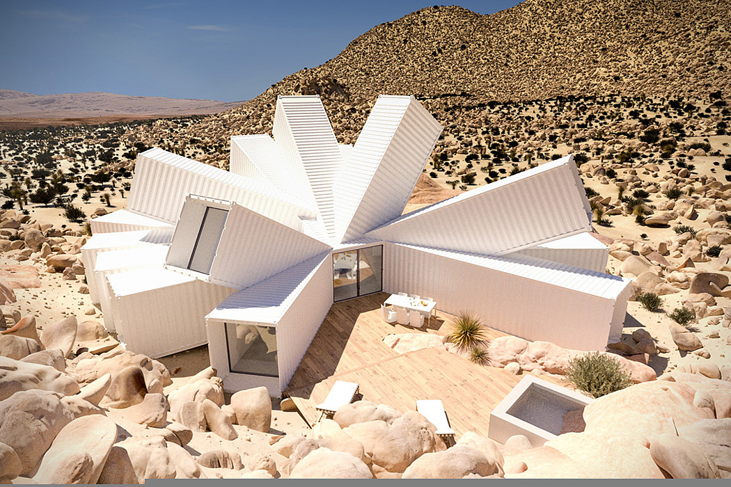 Whitaker Studio，Malcolm McLean，Joshua Tree House，shipping container ，