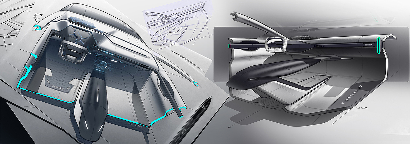 Ail Cam，industrial design，automobile，wacom ，