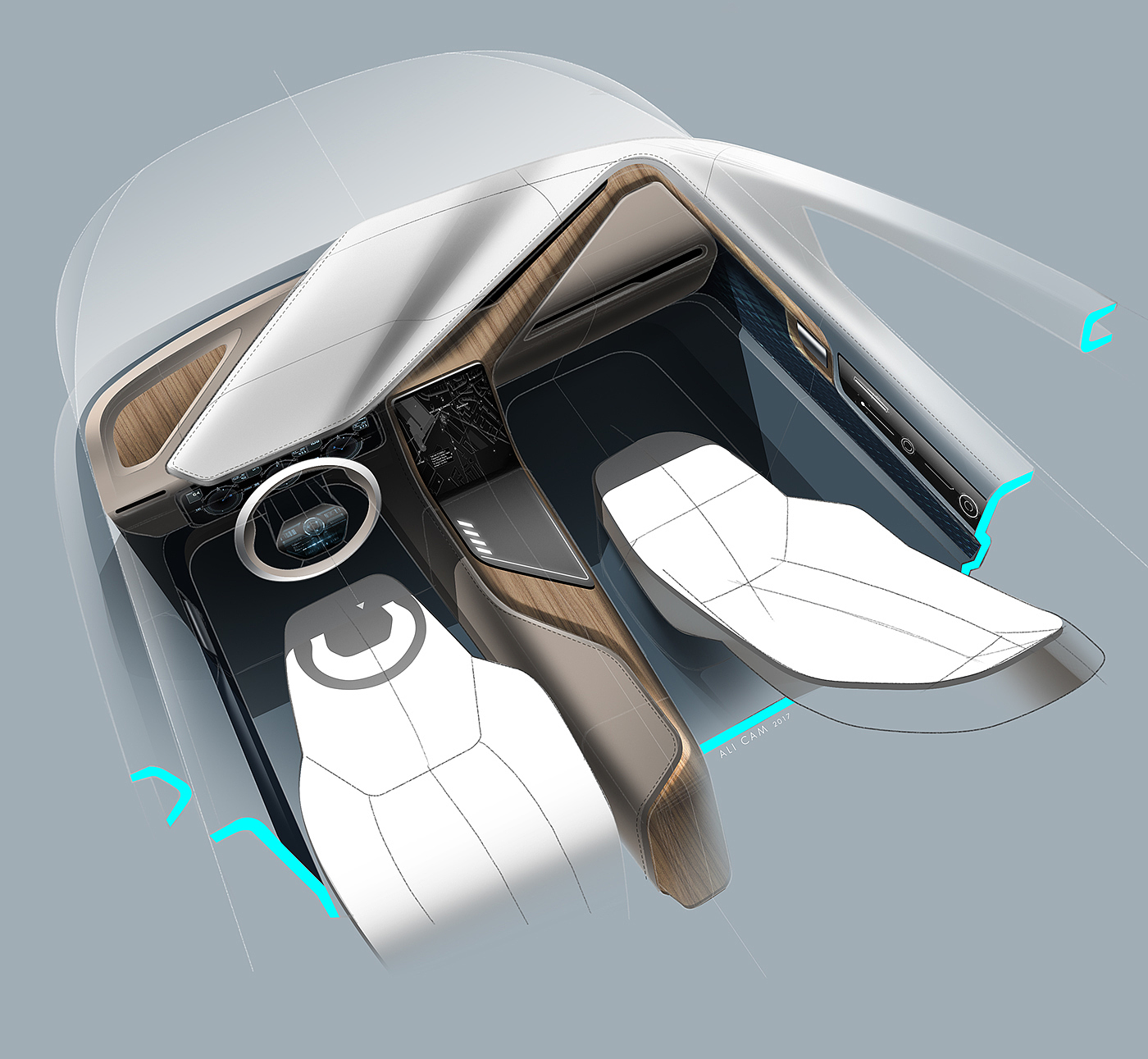 Ail Cam，industrial design，automobile，wacom ，