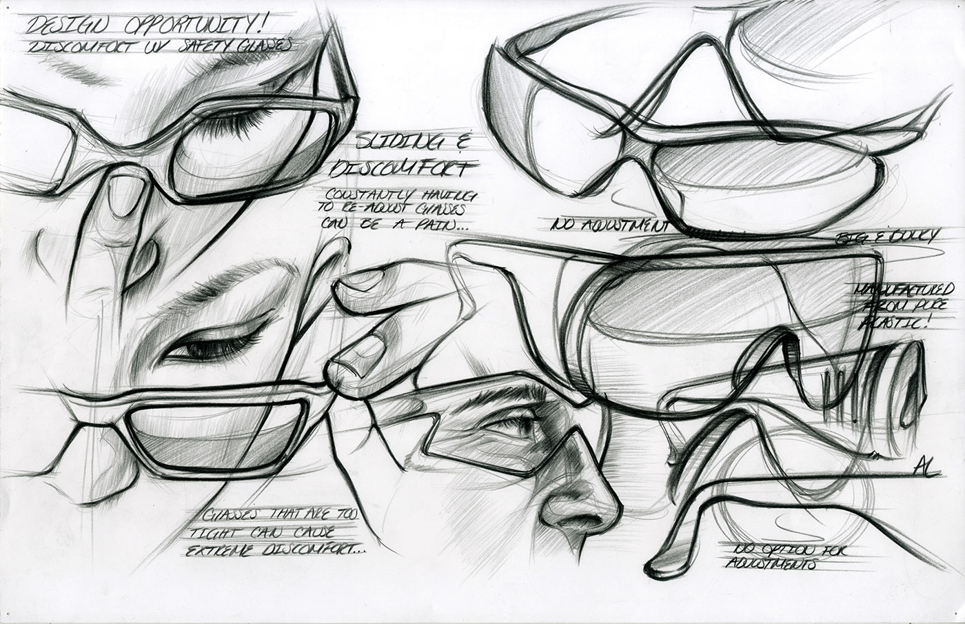 industrial design，Andrew Lark，Hand drawn，