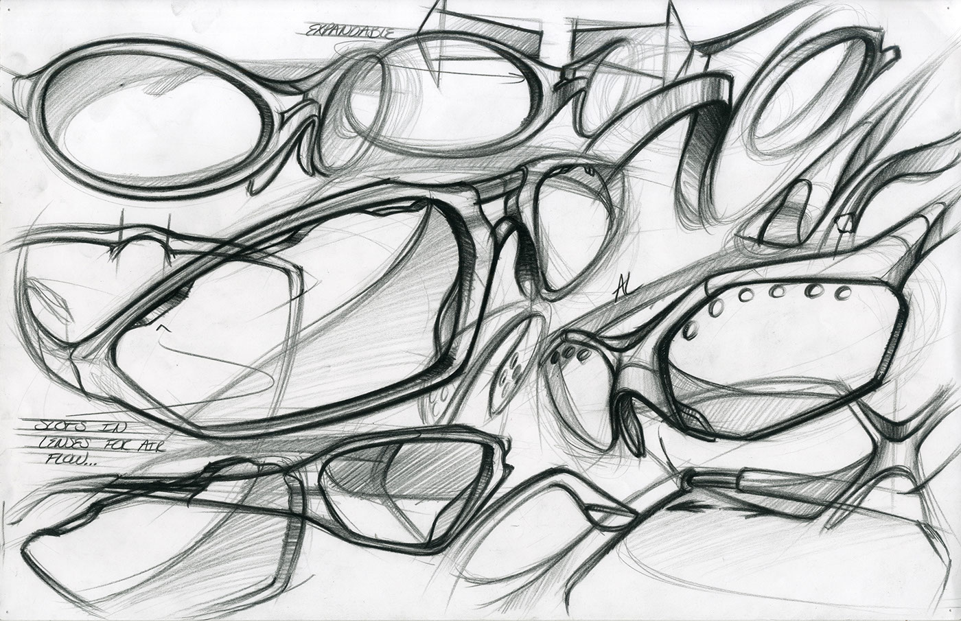 industrial design，Andrew Lark，Hand drawn，