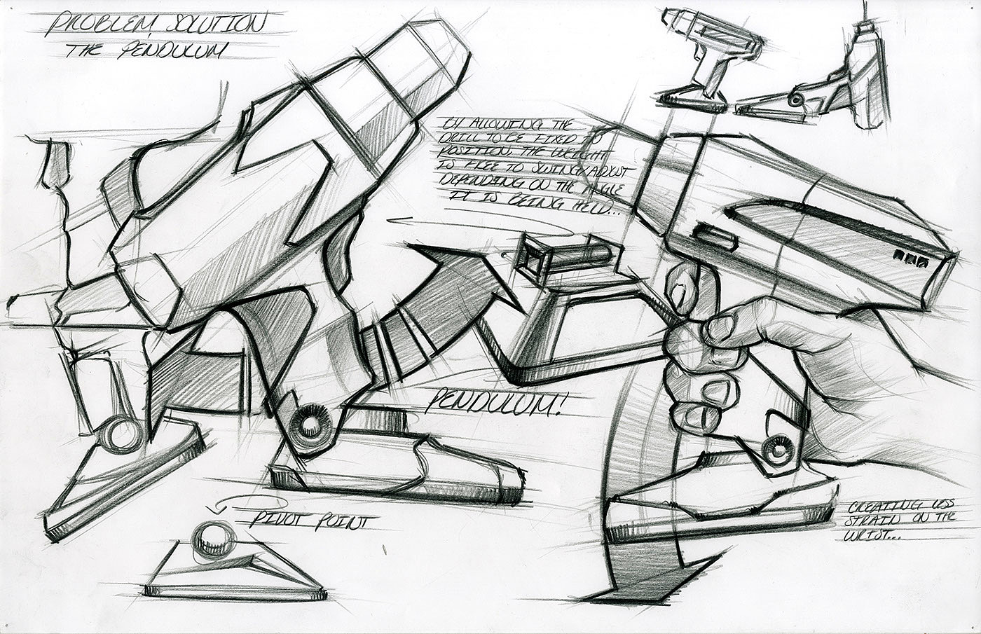 industrial design，Andrew Lark，Hand drawn，