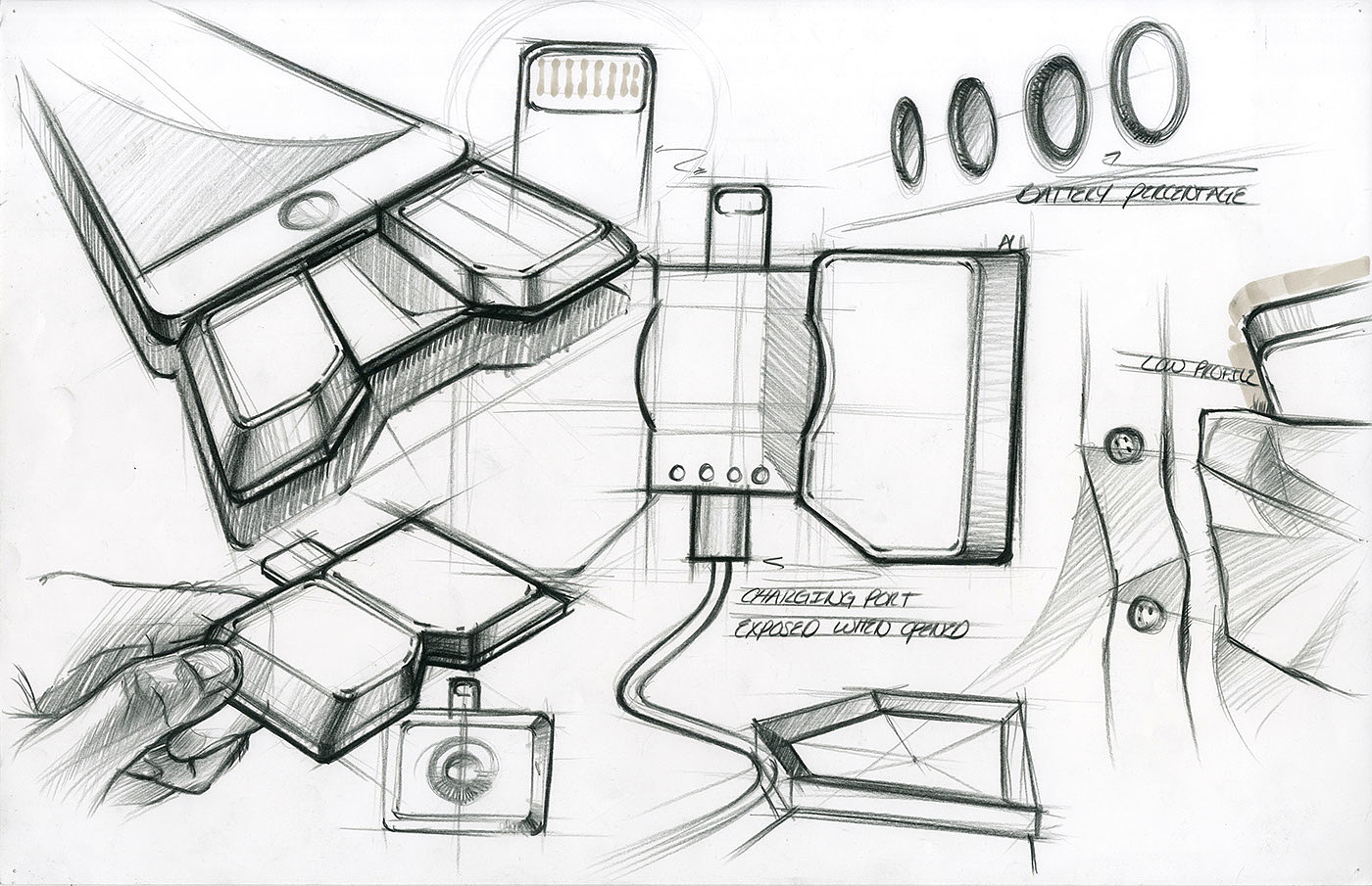 industrial design，Andrew Lark，Hand drawn，