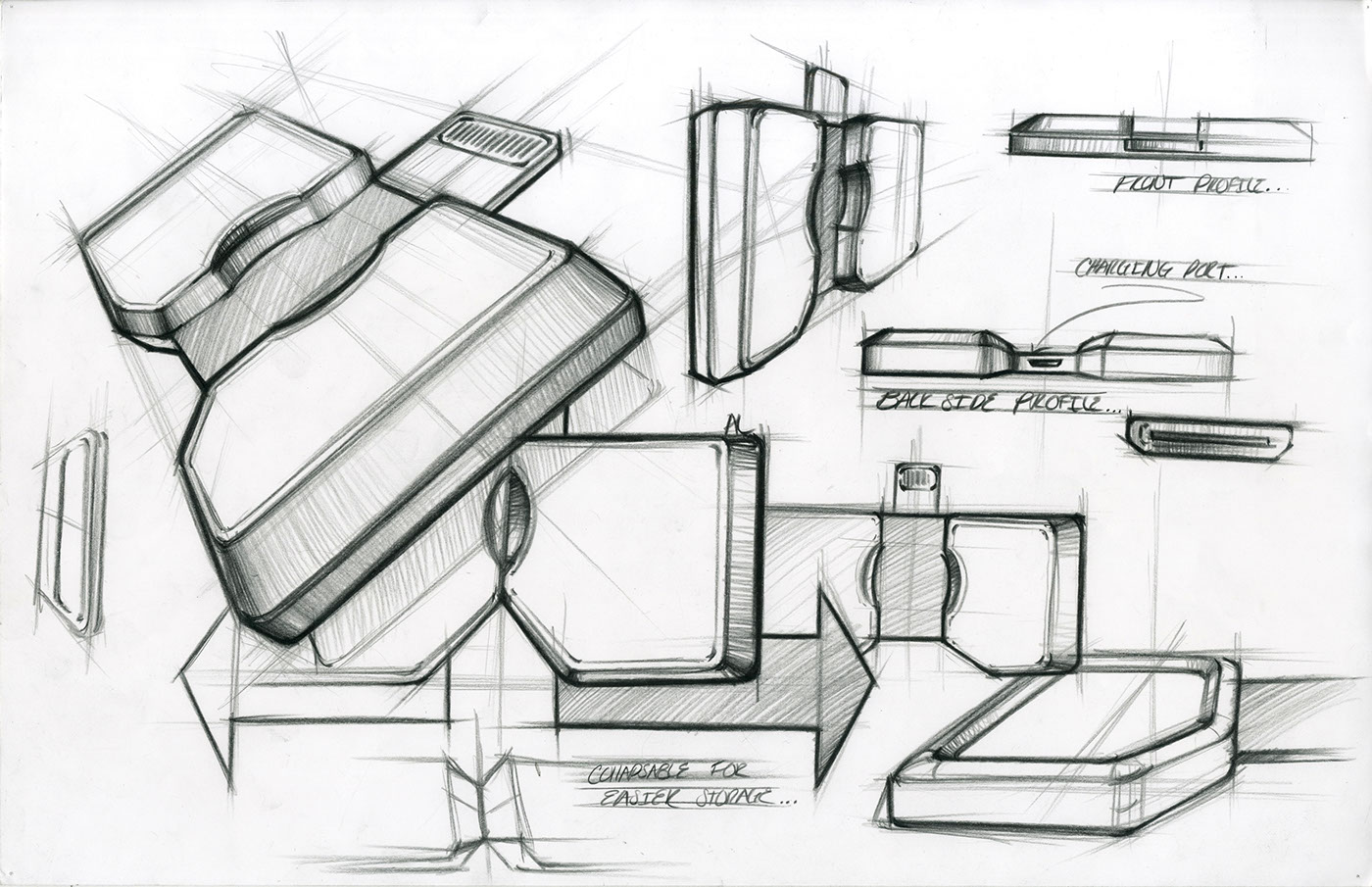 industrial design，Andrew Lark，Hand drawn，