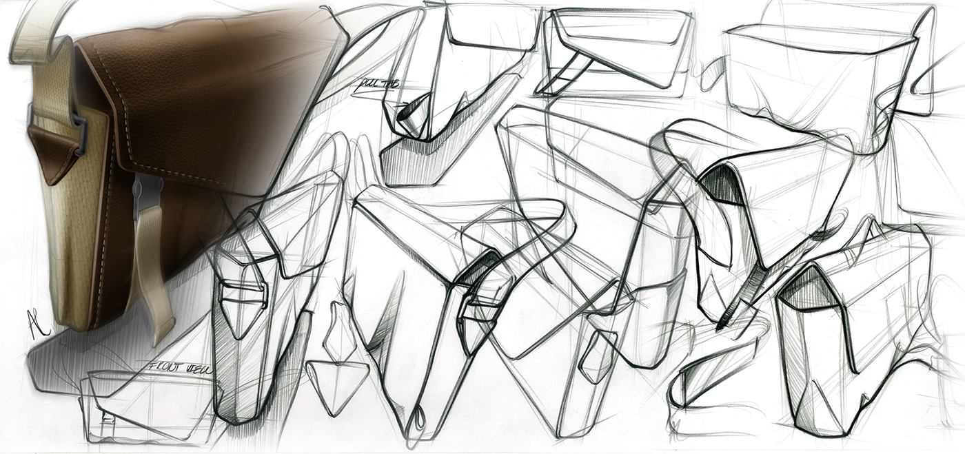 industrial design，Andrew Lark，Hand drawn，