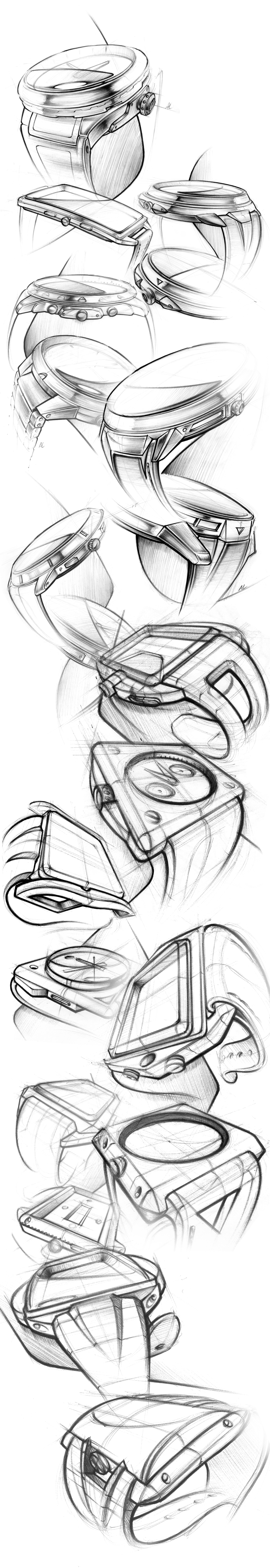 industrial design，Andrew Lark，Hand drawn，