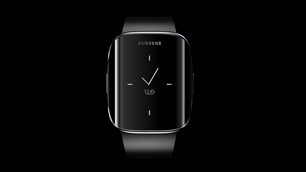 Intelligent Watch，Wrist watch，concept，Samsung，man，