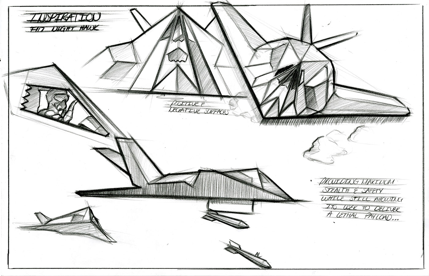 industrial design，Andrew Lark，Hand drawn，