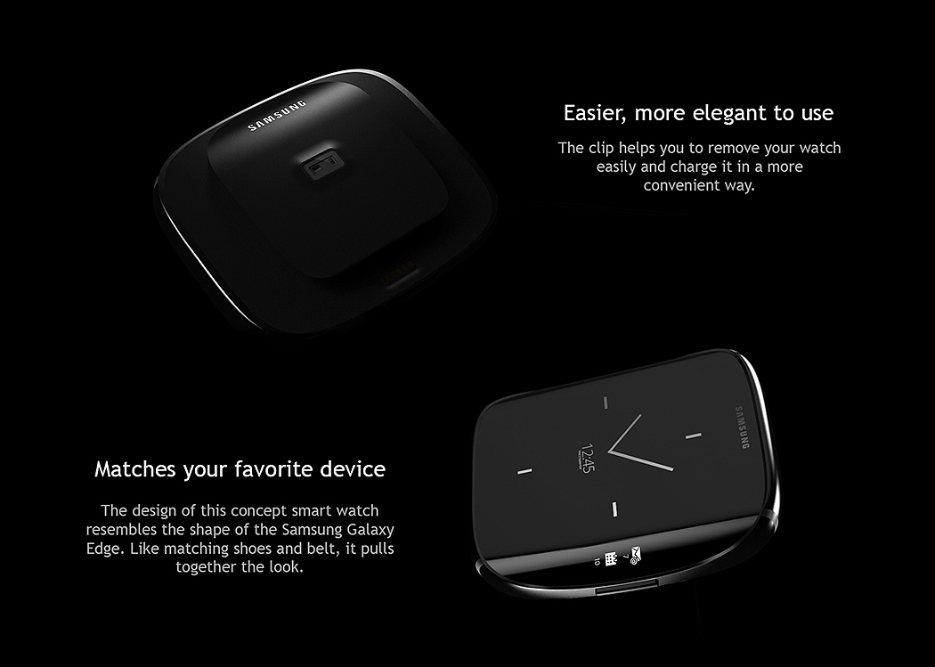 Intelligent Watch，Wrist watch，concept，Samsung，man，