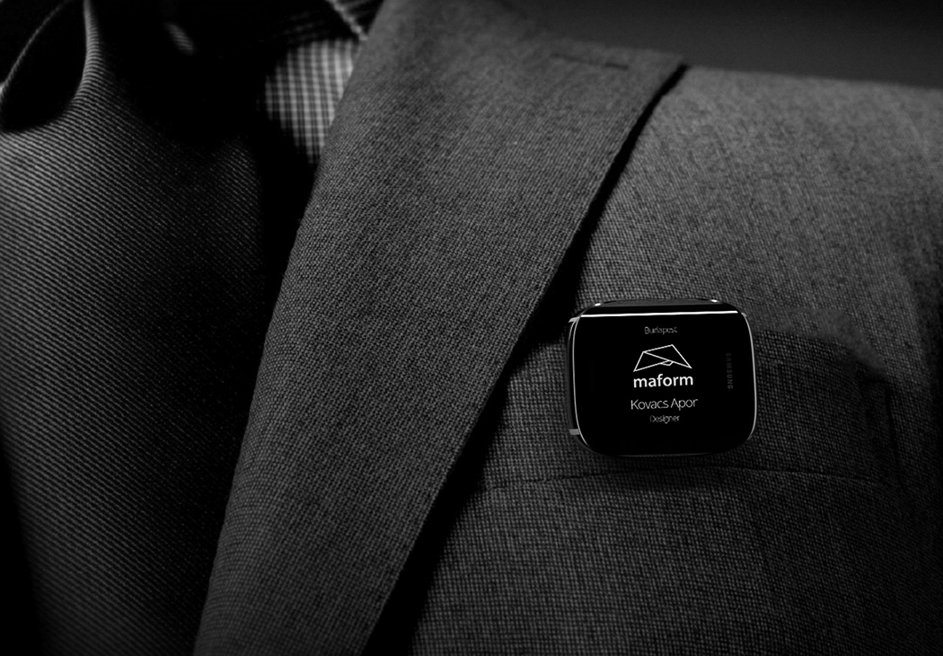 Intelligent Watch，Wrist watch，concept，Samsung，man，