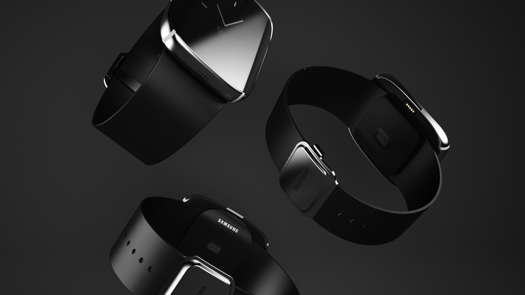 Intelligent Watch，Wrist watch，concept，Samsung，man，