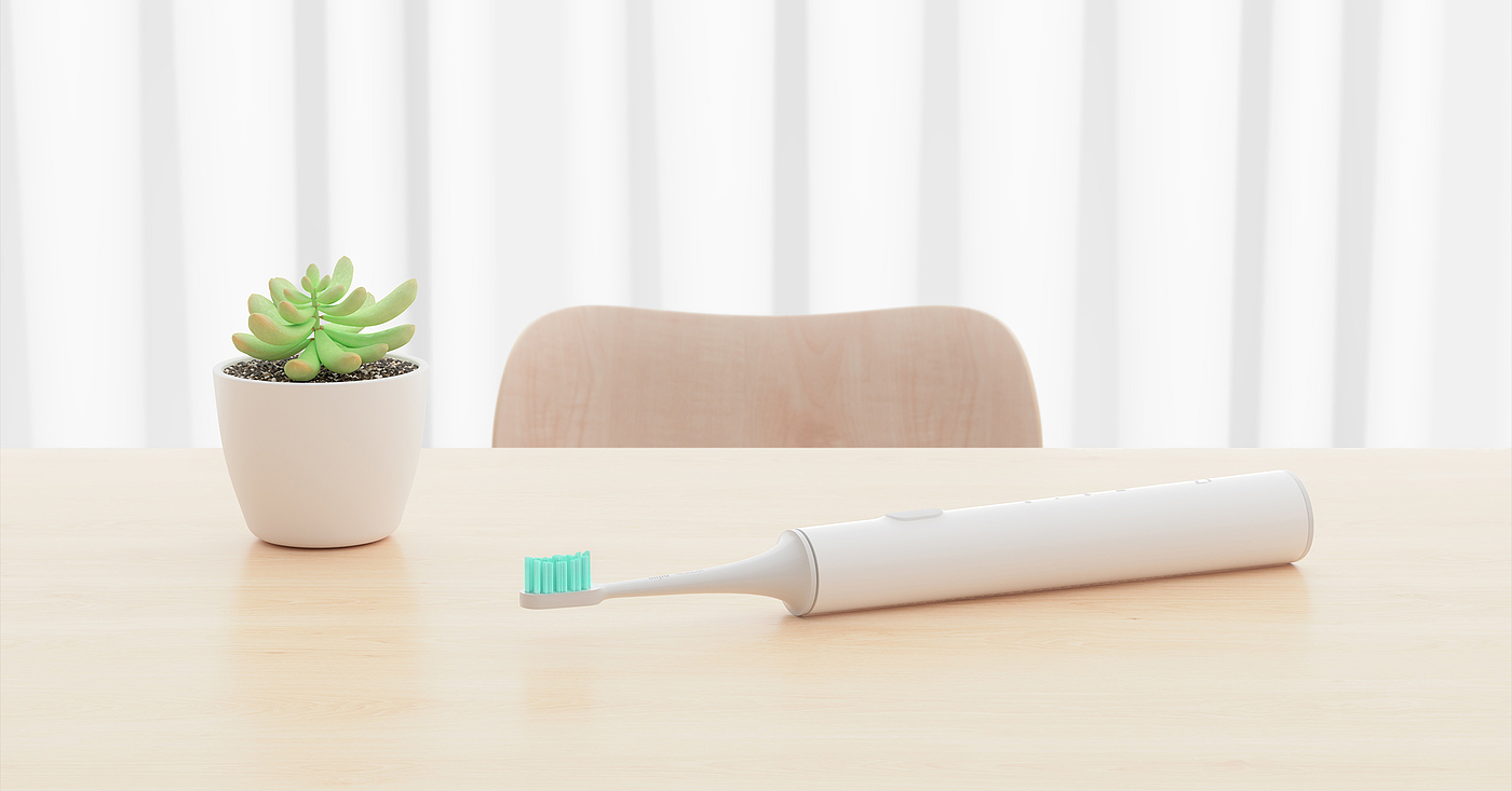 industrial design，product design，Electric toothbrush，millet，
