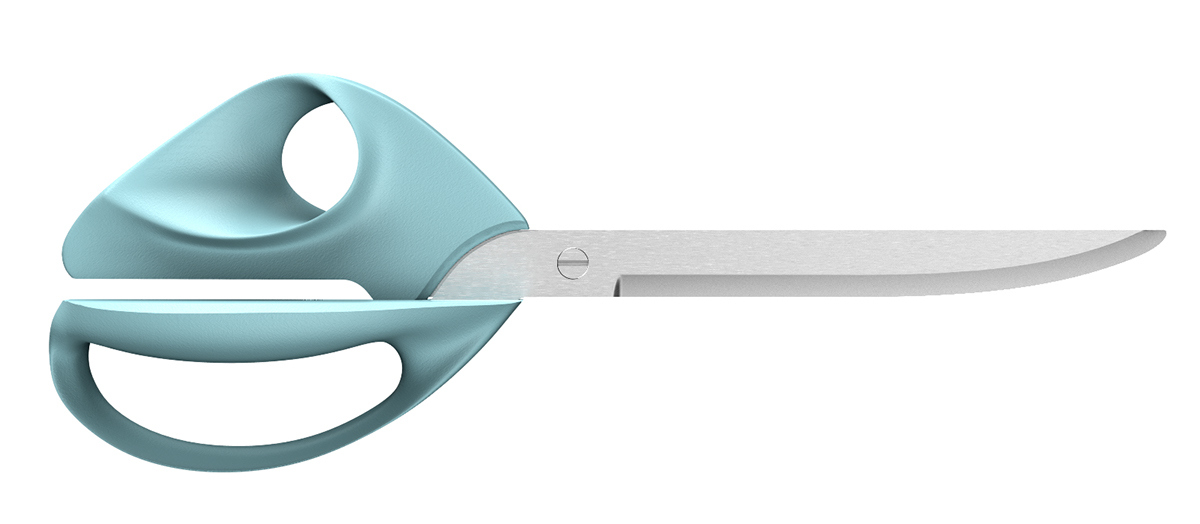 industrial design，product design，to work in an office，scissors，Metal，Plastic，