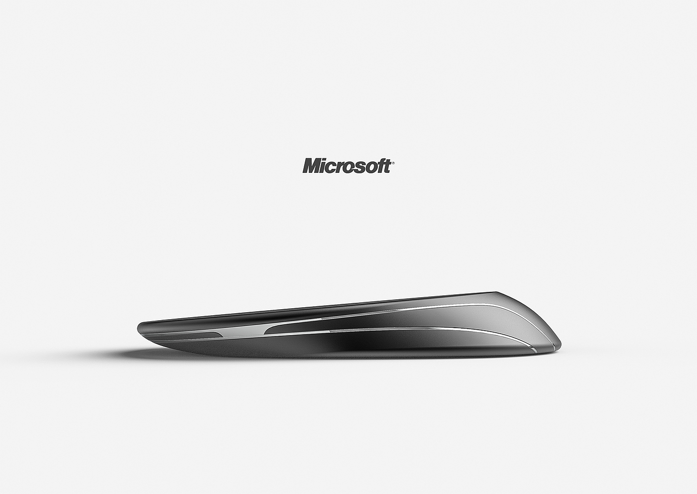 鼠标，微软，概念设计，黑色白色，Microsoft，