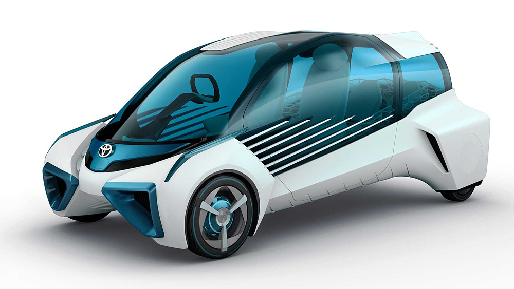 Toyota Motor，FCV Plus，Hydrogen powered vehicle，conceptual design，Electric，power supply，