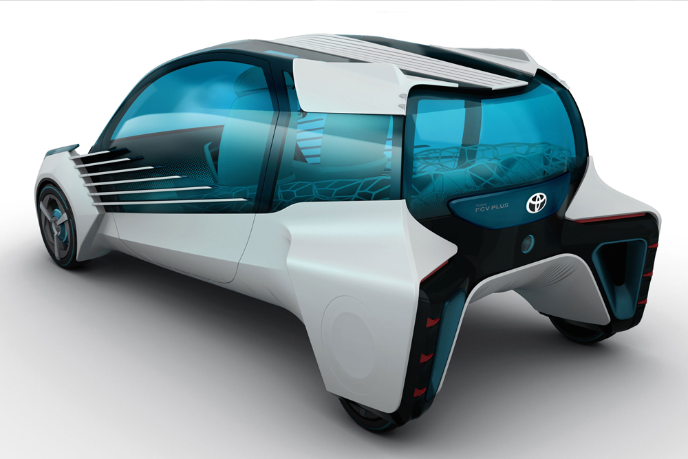 Toyota Motor，FCV Plus，Hydrogen powered vehicle，conceptual design，Electric，power supply，