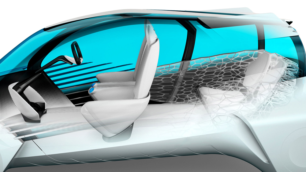 Toyota Motor，FCV Plus，Hydrogen powered vehicle，conceptual design，Electric，power supply，