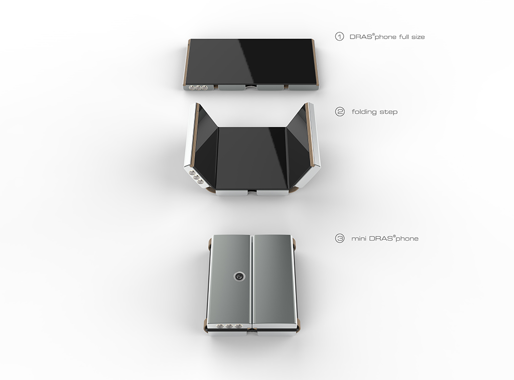 originality，flexible display ，Drasphone，Intelligent mobile phone，conceptual design，Foldable design，