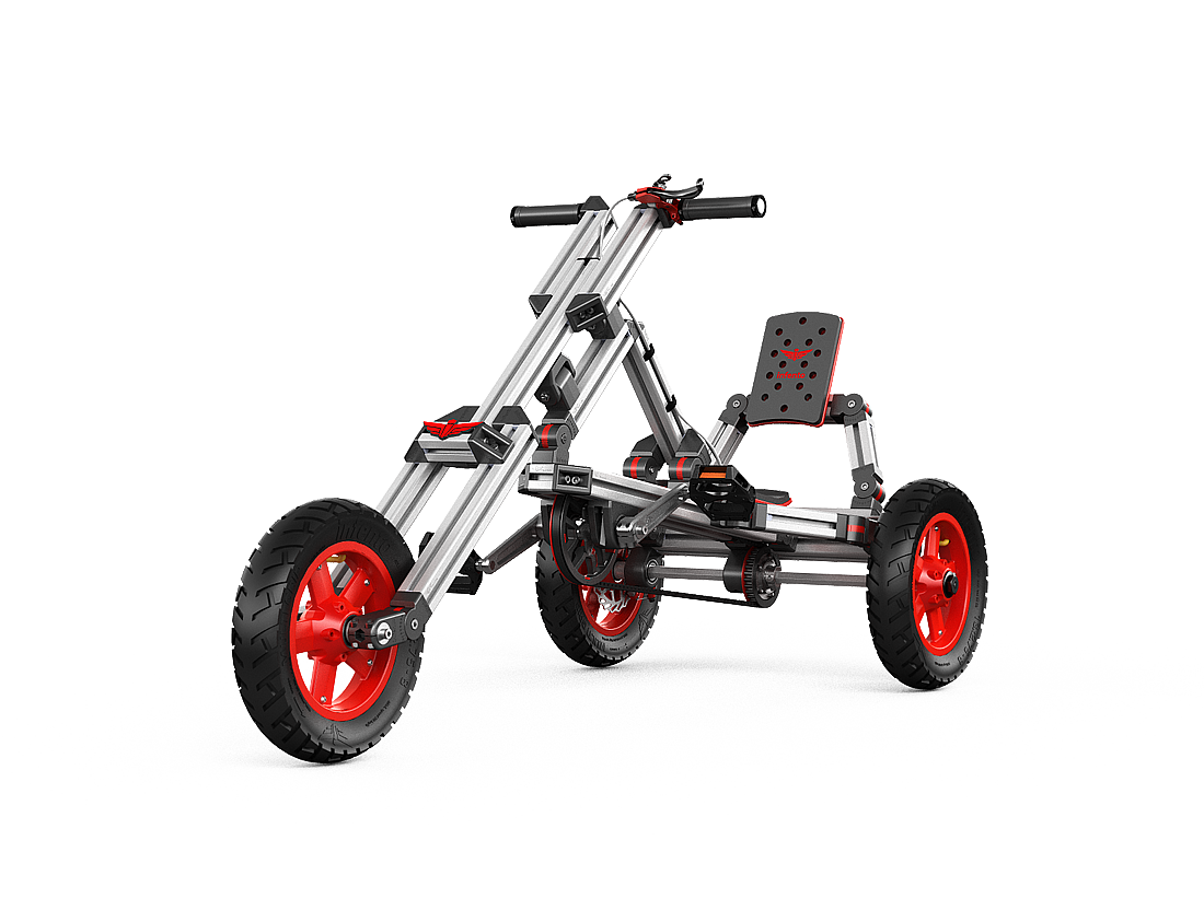 Artifact，diy，Children's toy design，hold-all，Manual assembly，Game car，Scooter，Bicycle，Balanced tricycle，Amusement facilities，