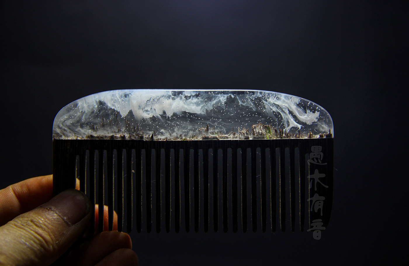 comb，originality，resin，gift，